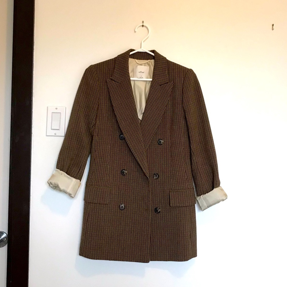 Wilfred Margaux Blazer Plaid Double-breasted